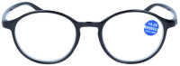Moderne Fertiglesebrille WERNER in Schwarz mit entspiegelten Gläsern aus TR90 Material + 2,00 dpt