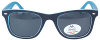 Hochwertige Kunststoff - Sonnenbrille Montana Eyewear MP41C in Schwarz - Blau inkl. Stoffbeutel