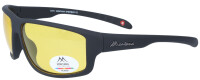 Sportliche Sonnenbrille Montana Eyewear SP313F aus schwarzem Kunststoff mit Polarisation