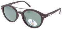 Braune Doppelsteg-Sonnenbrille Montana Eyewear MP21 mit...