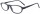 Klassische Kunststoff - Lesebrille MR57 von Montana in Schwarz inkl. Einstecketui + 2,50 dpt