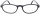Klassische Kunststoff - Lesebrille MR57 von Montana in Schwarz inkl. Einstecketui + 2,50 dpt