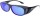 Montana polarisierende Sonnenbrille / Überbrille FO2H in Schwarz Matt - blau verspiegelt