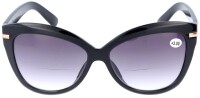 Cat-Eye Bifokal-Sonnenbrille in Schwarz BRUNHILDE mit...