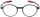 Moderne Lesebrille CASPAR in Schwarz mit ausziehbaren Magnet - Bügelenden + 2,00 dpt