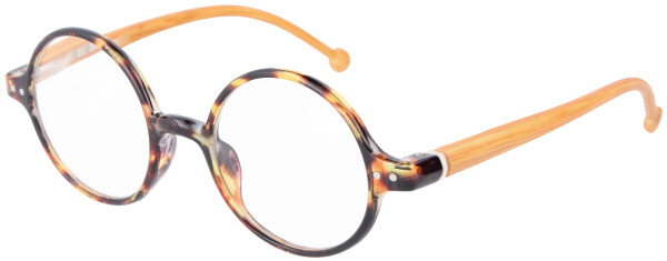 Stilvolle Panto - Lesebrille / Lesehilfe LENNON in Havanna +2,00 dpt