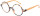 Stilvolle Panto - Lesebrille / Lesehilfe LENNON in Havanna +2,00 dpt