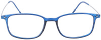Leichte Lesebrille KRISTOFF in Blau als Kunststoff - Metall - Kombination + 2,00 dpt