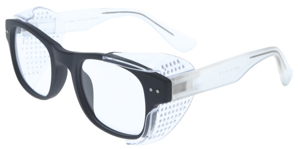 Universale Schutzbrille mit exzellenter Passform aus Kunststoff in Grau - Klein