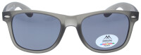 Große Kunststoff-Sonnenbrille Montana Eyewear MP1F-XL in Grau mit Polarisation
