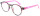 Stilvoll und verspielt: Die runde Fertig-Lesebrille TUCANA in Pink mit Havanna-Muster und Federscharnier