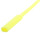 Elastisches JULBO Silikon - Brillenband in Gelb mit Tube - Endstück in Größe L