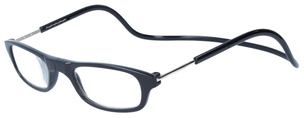 Funktionelle Magnet-Fertiglesebrille in Schwarz TWEEMAG mit verstellbaren Umhänge-Bügeln + 2,00 dpt