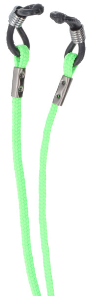 Neongrüne Brillenkordel für Kinder mit praktischer Silikonschlaufe