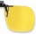 Polarisierender Sonnenschutz-Vorhänger mit Klappfunktion in Gelb (15-20% Tönung)
