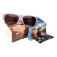 Coole Kinder-Sonnenbrille ACTIVE SOL HERO-EYES in Pink mit Polarisation 5 - 10 Jahre