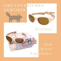 Polarisierende Kinder-Sonnenbrille ACTIVE SOL SAFARI - Fuchs in Beige 6 - 24 Monate