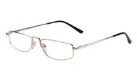 Goldfarbene Metall Fertig-Lesebrille GARDA mit...