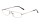 Goldfarbene Metall Fertig-Lesebrille GARDA mit Federscharnier und Einstecketui