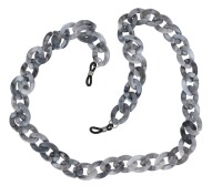 Hübsche Brillenkette aus Acryl mit Gummischlaufe und...