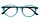 Tolle Fertiglesebrille SASHA mit Federscharnier aus robustem Kunststoff  Hellblau / Schwarz + 1,50 dpt