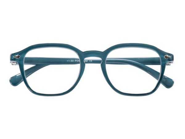 Lesebrille JULIUS in Blau mit Federscharnier, in verschiedenen Sehstärken erhältlich