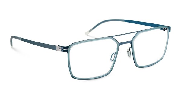 Etnia Barcelona WIRE 550 in Petrol 55/19 Vollrand mit Federscharnier