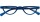Schicke Fertiglesebrille LUNO aus recyceltem Kunststoff mit Federscharnier und Einstecketui in Blau