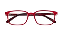 Markante rote Lesebrille /-hilfe VENICE mit Einsteckbeutel
