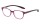 Lesebrille "Juno" aus Kunststoff in Beere mit Federscharnier und passendem Etui
