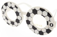Fußball Partybrille mit UV400 Schutz und drehbarer...