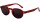 Schöne Sonnenbrille FIJI in Dunkelrot aus recyceltem Kunststoff