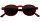 Schöne Sonnenbrille FIJI in Dunkelrot aus recyceltem Kunststoff