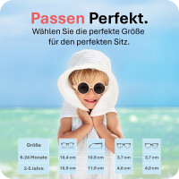 Mausito The Hippie Kinder Sonnenbrille - 2-5 Jahre - Navy - UV400 Kategorie 3