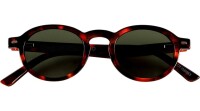Schöne Sonnenbrille FIJI in Havanna aus recyceltem Kunststoff