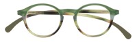 SPECNECS Lesebrille in Grün mit extra langen...