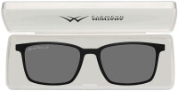 Montana Lesebrille MRC-3 Schwarz mit Clip und asphärischen Gläsern