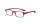 Kunststoff-Lesebrille Rot mit langen Bügeln & Etui