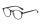 Moderne Kunststoff-Lesebrille Schwarz/Grau mit Federscharnier und Etui