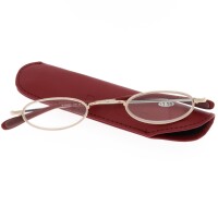 R-SPECS Lesebrille Retro Reader 2291 mit Antirutsch-Bügeln & Etui