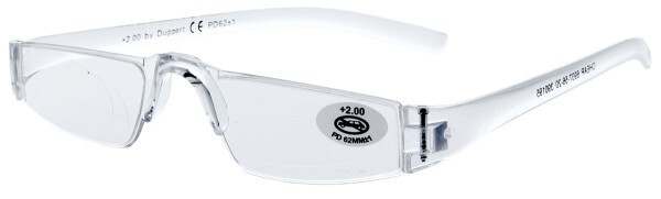 Lesehilfe CHEAP in Transparent-Weiß +1,50 dpt