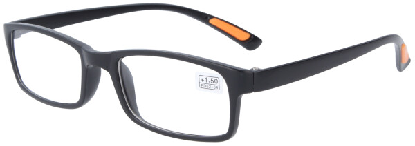 Klassische Lesebrille AUTUMN in Schwarz mit Super-Entspiegelung + Hartschicht + 0,25 dpt