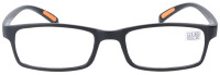 Klassische Lesebrille AUTUMN in Schwarz mit Super-Entspiegelung + Hartschicht + 2,50 dpt