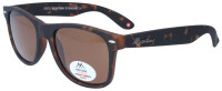 Klassische Kunststoff - Sonnenbrille MP1B-XL von Montana Eyewear in Havanna inkl. Stoffbeutel