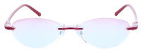 Elegante Lesebrille ROSI mit Lochbügelenden und dezenten Farbverlauf + 2,00 dpt