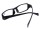Klassische Kunststoff - Lesebrille ALEX in Schwarz mit flexiblen Bügeln + 1,50 dpt