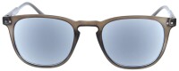 Stylische Lesebrille PLAYA in Grau mit Sonnenschutz und Federscharnier + 2,00 dpt