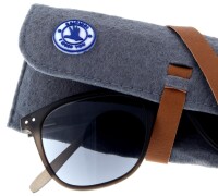 Stylische Lesebrille PLAYA in Grau mit Sonnenschutz und Federscharnier + 2,00 dpt