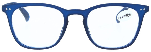 Moderne Fertiglesebrille CANBERRA mit farblich passendem Einstecketui in Blau +3,00 dpt