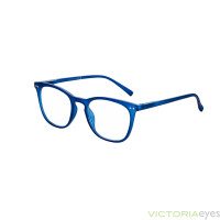 Moderne Fertiglesebrille CANBERRA mit farblich passendem Einstecketui in Blau +3,00 dpt